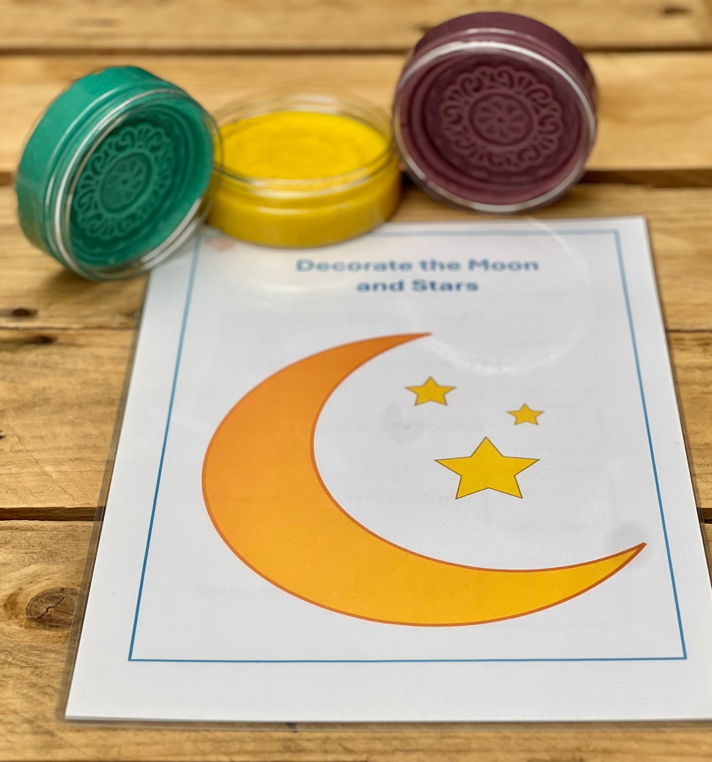 Ramadan playdough kit