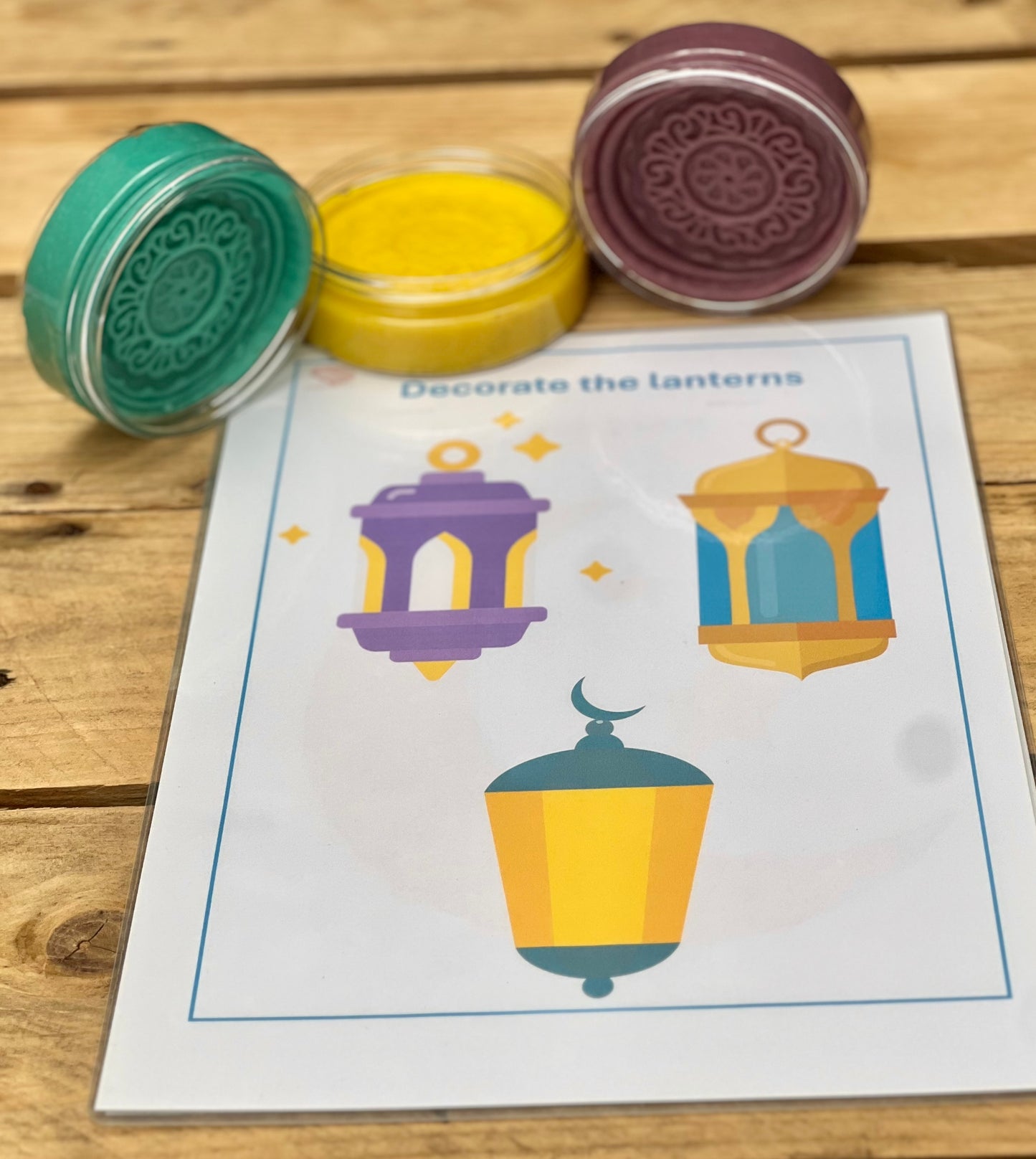 Ramadan playdough kit