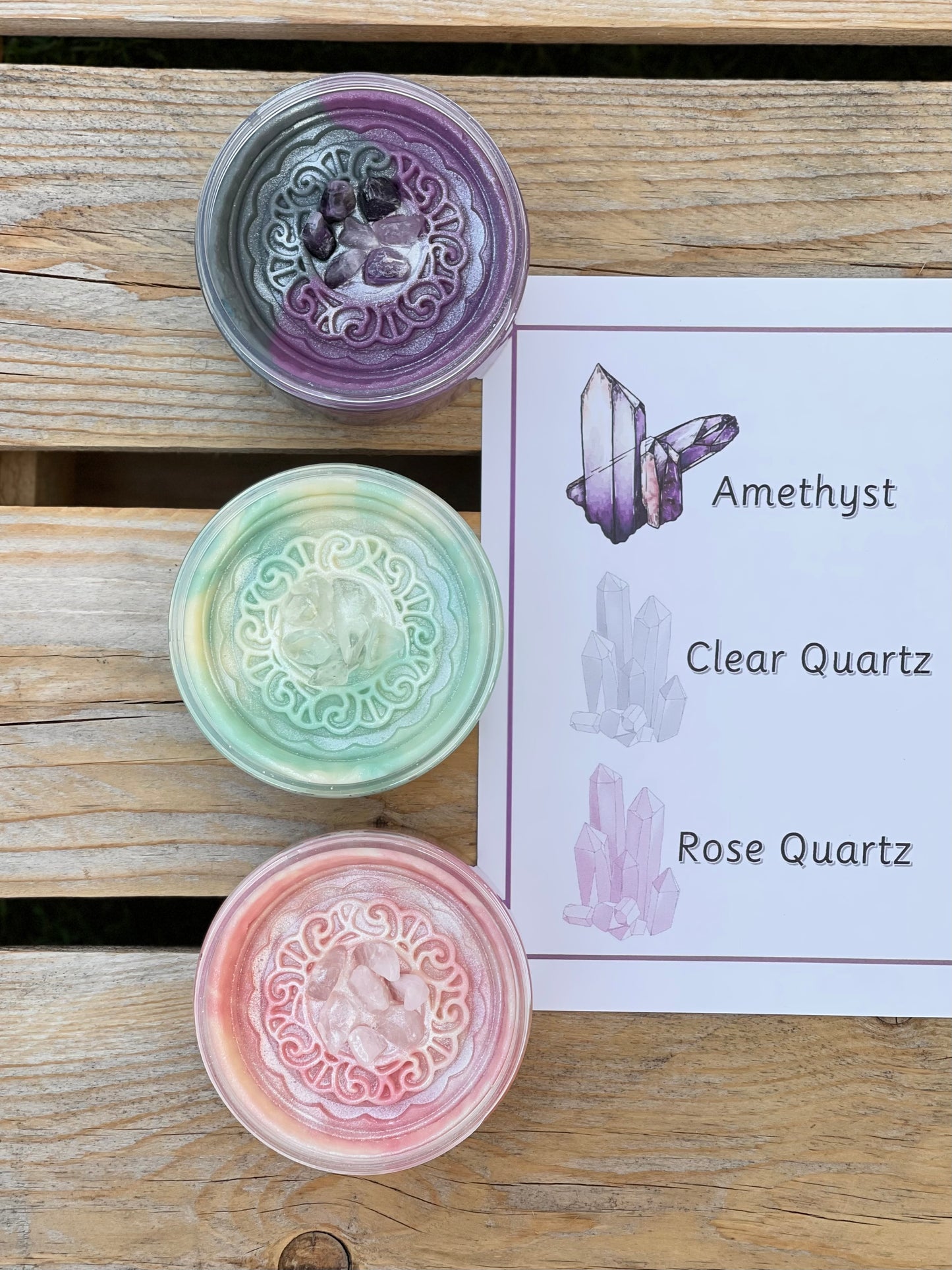 Mindful Crystal playdough set