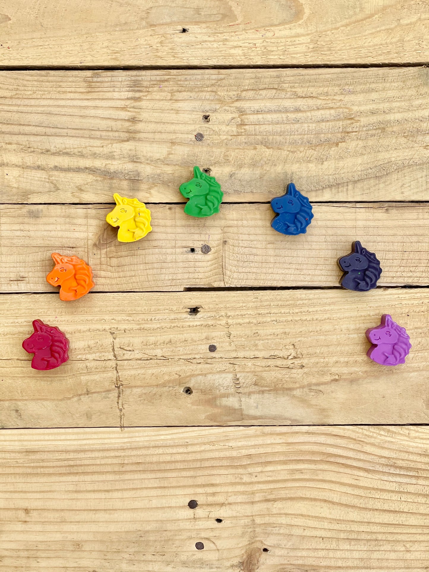 Unicorn crayon rainbow set