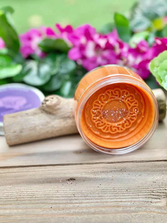 Orange Natural Playdough