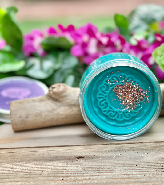 Blue Natural Playdough